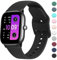 AK Straps Compatible with Amazfit GTS 2 Mini/GTS 4 / GTS 4 Mini/GTS 3 / GTS 2 / GTS 2e,20mm Soft Silicone Sport Replacement for Amazfit Bip 3 Pro/Bip 3/Bip U Pro/Bip Lite/Bip S/Bip U(Black)