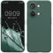 kwmobile Handyhülle kompatibel mit OnePlus Nord 3 5G Hülle - Handy Case aus weichem Silikon in Tannengrün