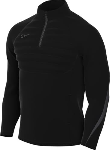 Nike Herren Academy Winter Warrior Therma-fit Global Fußballoberteil Mit Halbreißverschluss Für Top, Black/Anthracite/Reflective Silv, XS EU