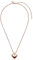 Purelei® Lovebird Kette (Roségold) – Elegante, verspielte Halskette – Edelstahl – schöne Damen Kette mit Herzanhänger – Hawaiianisch inspiriert & wasserfest
