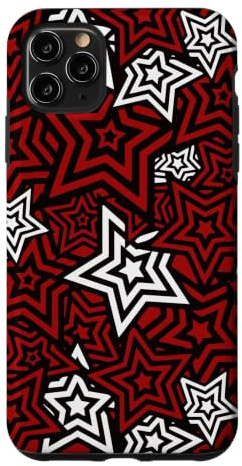 Stylish Persona UI Menu Star Red pattern Japan anime RPG Case for iPhone 11 Pro Max