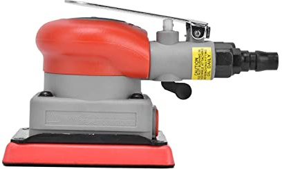 Pneumatischer Schleifer Luftquadrat-Schleifmaschine 75x100mm - Professioneller druckluft schwingschleifer für Holz und Metall, kraftvoller pneumatic orbital sander zur effizienten Oberflächenbearbeit
