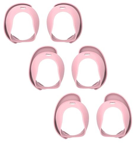 Umvowuxa replacement earbuds are compatible with Bose QuietComfort Ultra Earbuds Bluetooth headsets,Slip Silicone Wingtip Eartip Accessories (3Pairs/Pink)