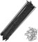 A ABSOPRO Radios De Bicicleta 14G 180mm De Montaña De Acero Negro 36 Piezas