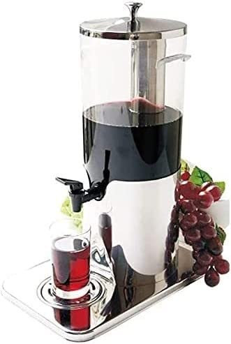 CWCQGH Dispensador de Bebidas, dispensador de Cerveza, dispensador de Bebidas con balde Transparente, dispensador de Cerveza de 5 l