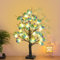 ACAREY Blumen LED Baum Lichter Für Frühlingsdeko Osterdeko, 60CM Lichterbaum mit 24 Warmweiß LEDs, Led Baum Innen USB & Batteriebetrieben, Künstlicher Baum Ostern Für Frühling Deko (Blau)