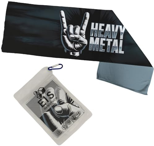 speecheese Heavy Metal Eishandtuch für Rock Fans in verschiedenen Größen