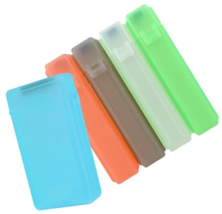 BESTYASH 5pcs Hard Drive Protection Box for Hard Disk Organizer Shockproof Storage Case for Portable USB Drive