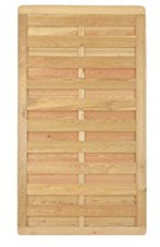 Hochwertiger Sichtschutz-Zaun aus sibirischer Lärche für den Garten Taiga im Maß 90 x 180 cm (Breite x Höhe)