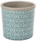 Burgon & Ball Tuscany Glazed Ceramic Plant Pot, Large, Teal Blue