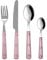 KASANOVA KASANOVA Set 24 posate Frosty rosa in acciaio inox Tavola