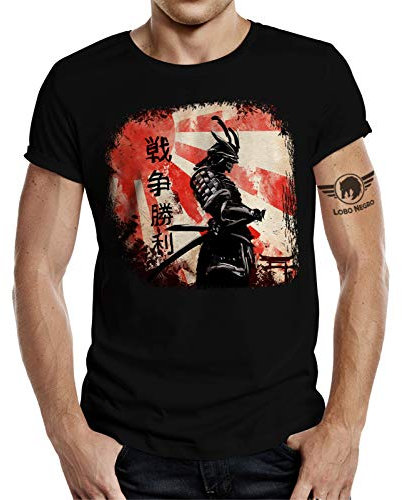 T-Shirt für Japan Samurai Tokio Kampfsport Fans M