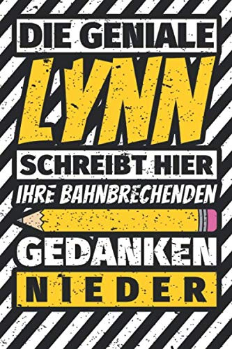 Notizbuch liniert: Lynn Geschenke lustiger Spruch Vorname