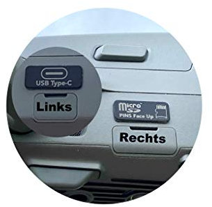 Roboterwerk Drohnen Schnittstellen Plaketten für DJI Mavic 2 / Enterprise und Mavic Air 2 Drohnen Alu Schwarz (Varianten) (Drone Interface Lettering Kit)
