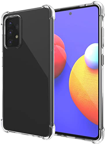 iMoshion Softcase,Backcover Hülle kompatibel mit Samsung Galaxy A52(4G/5G)/A52s – Shockproof Case Handyhülle – Silikon Schutzhülle in Transparent [Verstärkte Ecken, Stoßfest, Dünn]