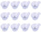 Healifty Lot de 100 gobelets jetables en plastique de 40 ml pour la collecte d'urine - Pour test d'ovulation de grossesse