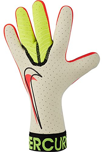 Nike Unisex Jugend MERC Touch Elite-Fa20 Handschuhe, White/Volt/Bright Crimson, 9