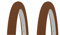 Par de Cubiertas para Bicicleta BMX 20 x 2.125 (54-406), 2 Unidades (Marron)
