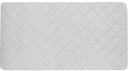 ENGLISH HOME Faux Lammfell Schaffell Teppich, Hochflor Flauschiger Teppiche für Wohnzimmer, Schlafzimmer, Hellgrau, 120x180 cm