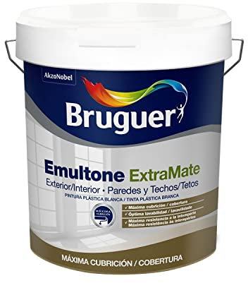 BRUGUER Pintura Emultone 20 KG., blanco mate 12l. formato grande