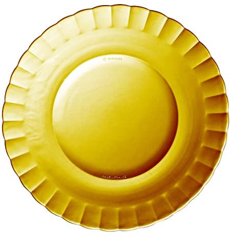 Duralex Kollektion Le Picardie (Paris) – Teller (flacher Teller, 26 cm, Vermeil)