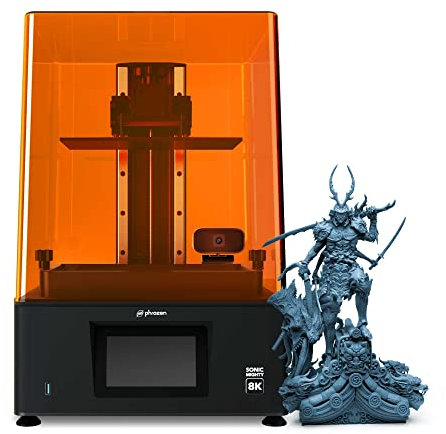 Phrozen Sonic Mighty 8K LCD Resin 3D Printer, Monochrome/Mono LCD Screen, Mass-Produce 3D Printed Models with Ultra-high 8K Resolution, L21.8 x W12.3 x H23.5 Printing Volume