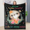 LDFHOIN Personalisierte Kuscheldecke An unsere Tochter von Eltern, Deutsche Mama und Papa für Tochter Briefdecke Positiv Ermutigen Flauschige Wohndecke (130×150cm)