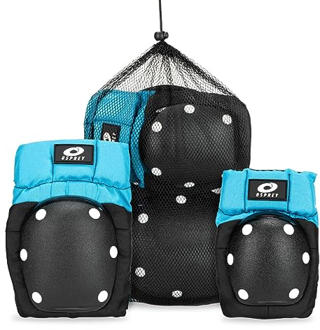 Osprey Combinato da 4 Pezzi, Set di Cuscinetti per Skate Gioventù Unisex