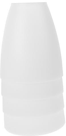 MAGICLULU 4 Stück Flacher Lampenschirm Aus Kunststoff Austausch Kleiner Lampenschirme Zylinder-hängeschirm Kronleuchter Lampenschirm Einer Leuchte Wandlampen Weiß Lampengehäuse Plastik Acryl