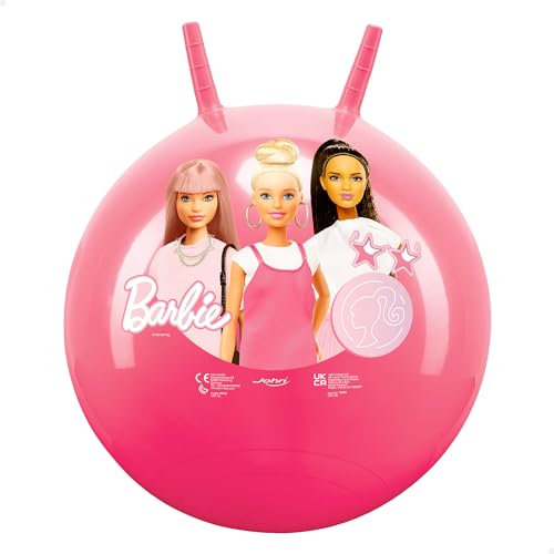 Ballon Sauteur Balle rebondissante Hopper Ball Barbie, Ø 45-50cm Rose
