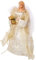 EXCEART Weihnachtsbaumspitze Engel Figurine Mit Plüschflügeln Dekorative Christbaumspitze Für Festliche Anlässe Familie Und Freunde