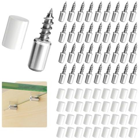 36 Pezzi Supporto Scaffale Armadio per Mensole,Pioli di Supporto per Mensole,Supporti Staffe per Mensole con Manicotto in Gomma,Supporti per Mensole,Supporto Ripiano per Librerie, Armadietti