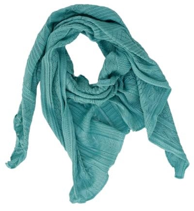 Invero, Dreiechstuch Vanessa, 100% Bio Baumwolle (Opal)