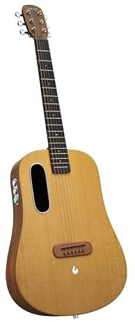 LAVA Me Air Akustik-E-Gitarre, dünne und leichte Fichtengitarre mit FreeBoost-Magneteffekt, für Rechtshänder, 6 Stahlsaiten, Acustica-Gitarre für Erwachsene, Jugendliche und Anfänger (Fichte)