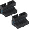 AAOTOKK 2 Pack 90 Degree 20pin USB 3.0 Adapter Up Right Angle 3.0 USB 20 Pin Male to Female Extension Power Adapter Board for Motherboard Mainboard.(Up/Black-20Pin)