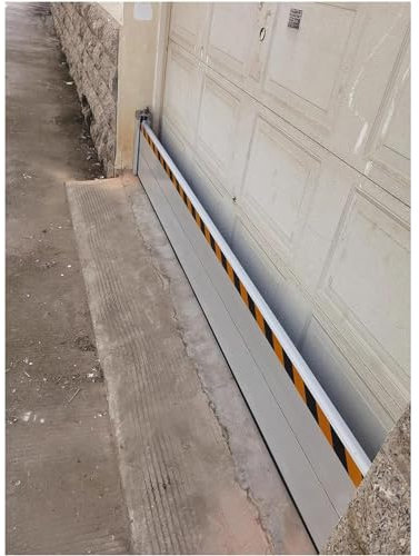 JFUNANQH 40cm High Garage Door Flood Barrier Threshold Kit, Home Water Protection Barriers for Basement/Entryway Doors/Commercial Use Door Rain Drip Guard (Size : 140x40cm(55.1x15.7in))