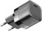 deleyCON Chargeur USB C (Chargeur Rapide Compact 30W) Alimentation USB-C pour Apple iPhone 16, 15, Pro, Pro Max, iPad, AirPods 4, Airpods Max, Watch, Samsung Galaxy S25/S24, Téléphone Portable - Noir