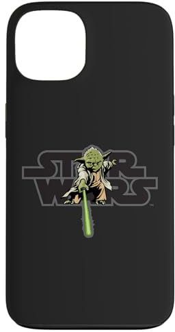 Star Wars Logo Jedi Master Yoda Lightsaber Hülle für iPhone 13