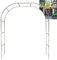 Arco da giardino in acciaio inox 240 cm di altezza x 1,5/1,8/2/2,2/2,4/2,6/2,8/3/3,2/3,5/4/4,5/5 m largo pergolato per piante rampicanti arco cerimonia nuziale (colore: 25 mmDimensioni: 3,2 x 2,4 m)