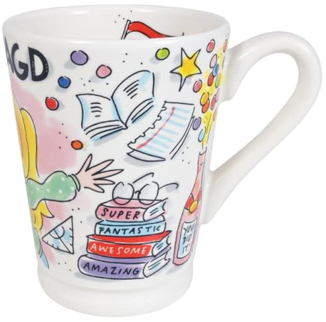 Blond Amsterdam XL-Becher Bestanden, 500ml | Keramik, Mazagranform, Abschlussgeschenk, Mikrowellengeeignet, Handwäsche empfohlen