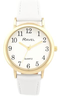 Ravel - Pastellfarbene Alltagsuhr für Damen - Analoges Quarzwerk - R0137