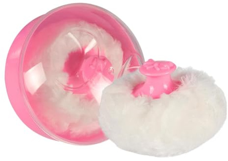 Boîte À Poudre Avec Houppette Fermeture Sécurisée Portable | Distributeur De Talc Bébé Pour Le Bain Avec Houppette Soin Après-Douche Bain Routine Coucher Peau Sensible Tout-Petits