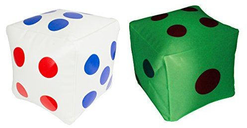 Würfel aufblasbar - Glow in the dark - Spielzeug
