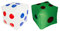 Würfel aufblasbar - Glow in the dark - Spielzeug