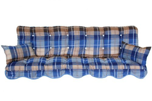 Adlatus-Kühnemuth Polsterauflage Gartenstuhlauflage Modell 580 (150 x 50 cm Hollywoodschaukelauflage)