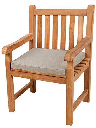 Gutekissen® Sitzkissen für Bank, Gartenschaukeln, Sitz, glatt. FK5 (60x60x5, Beige)