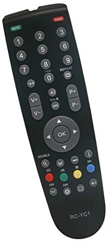 ALLIMITY Mando a Distancia Reemplazar Apto para Grundig 22VLC2100C RC-23 22VLC2103C RC-YC1 22VLE2000C 22VLE5421WG RC-GD1 22VLE6105T 22VLE6320BF 22VLE8000C 22VLE8002C