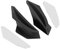 Motorcycle winglets,Winglet Roller universal,Motorradflügelspoiler,Motorrad Aeromische Winglets Spoilerflügel Universal Modification Zubehör(Schwarz)