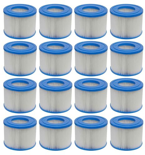 Dellonda Hot Tub/Spa Filter Cartridge Pack of 16 - DL82