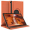 EAZY CASE - Tablet Hülle für Samsung Galaxy Tab S6 Lite Schutzhülle 10.4 Zoll Smart Cover Tablet Case Rotationcase zum Aufstellen Klapphülle 360° drehbar mit Standfunktion Tasche Kunstleder Orange